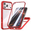 Double-sided Plastic Glass Phone Protective Case