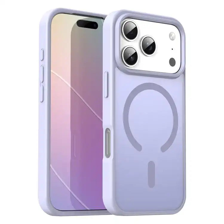 Fanying Series PC Hybrid TPU Translucent Frosted MagSafe Phone Case