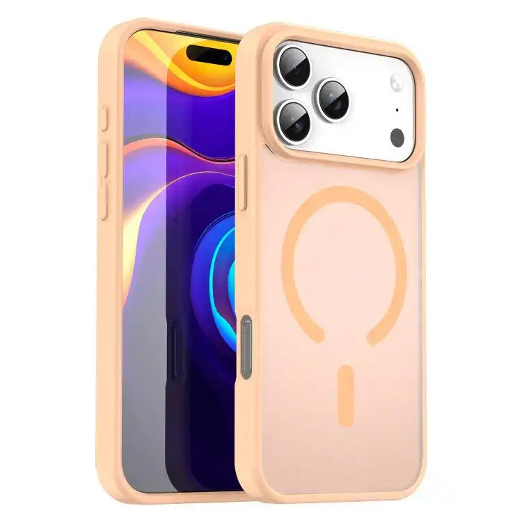 Fanying Series PC Hybrid TPU Translucent Frosted MagSafe Phone Case