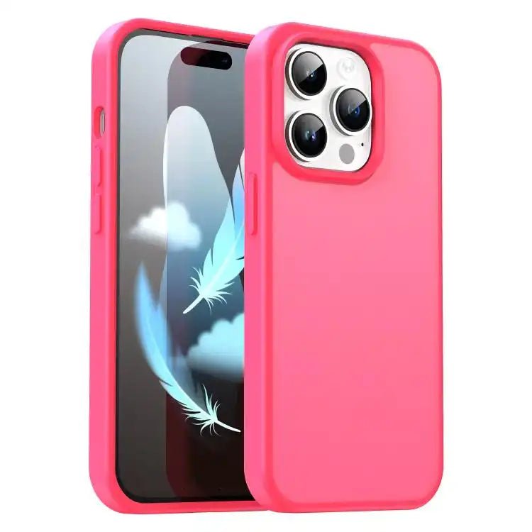 Fanying Series PC Hybrid TPU Translucent Frosted Phone Case