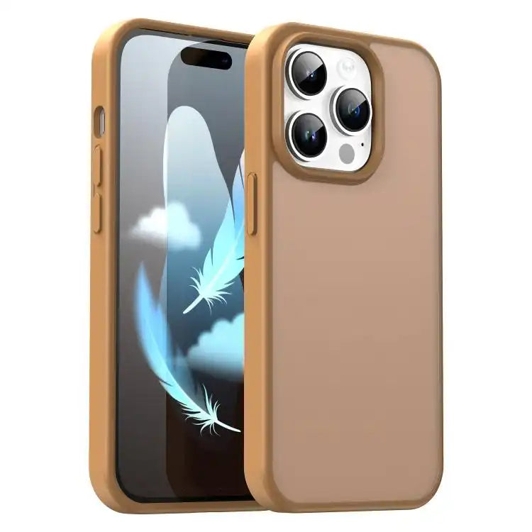 Fanying Series PC Hybrid TPU Translucent Frosted Phone Case