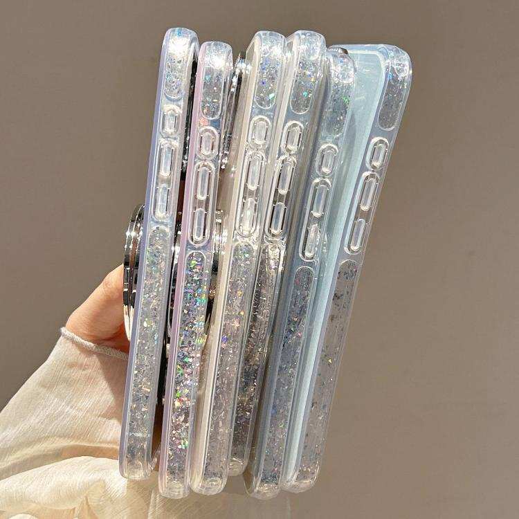 Gradient Glitter Diamonds MagSafe Phone Case