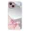 Metallic Mirror Finish Butterfly Pattern Phone Case