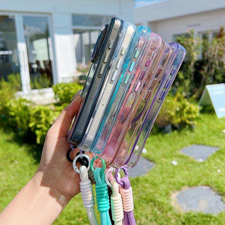 MagSafe Magnetic Clear Phone Case with Wrist Strap