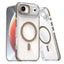 Dual-Color Clear Acrylic Hybrid TPU MagSafe Phone Case