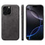 Suede Leather MagSafe Back Cover Phone Case