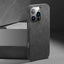Suede Leather MagSafe Back Cover Phone Case