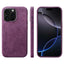 Suede Leather MagSafe Back Cover Phone Case