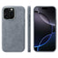 Suede Leather MagSafe Back Cover Phone Case