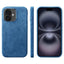Suede Leather MagSafe Back Cover Phone Case