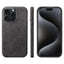 Suede Leather MagSafe Back Cover Phone Case