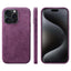 Suede Leather MagSafe Back Cover Phone Case