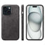 Suede Leather MagSafe Back Cover Phone Case