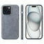Suede Leather MagSafe Back Cover Phone Case
