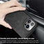 Suede Leather MagSafe Back Cover Phone Case