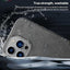 Suede Leather MagSafe Back Cover Phone Case