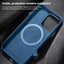 Suede Leather MagSafe Back Cover Phone Case