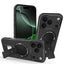 Carbon Fiber Texture MagSafe Phone Case with Holder