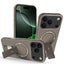 Carbon Fiber Texture MagSafe Phone Case with Holder