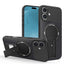 Carbon Fiber Texture MagSafe Phone Case with Holder