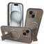 Carbon Fiber Texture MagSafe Phone Case with Holder