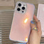 Precise Cutouts Transparent Diamonds Jelly Phone Case