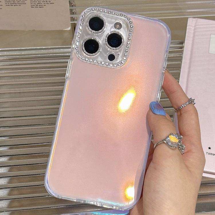Precise Cutouts Transparent Diamonds Jelly Phone Case