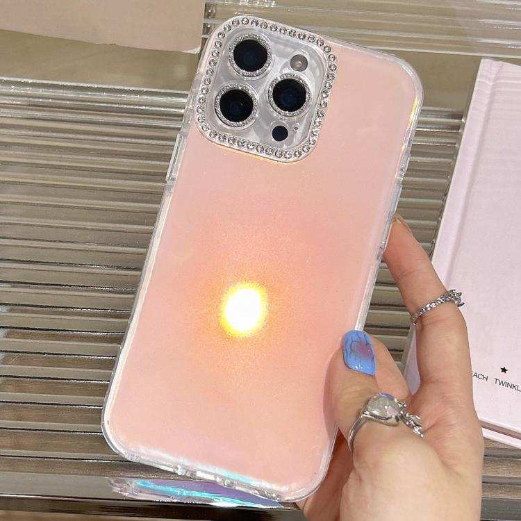 Precise Cutouts Transparent Diamonds Jelly Phone Case