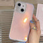 Precise Cutouts Transparent Diamonds Jelly Phone Case