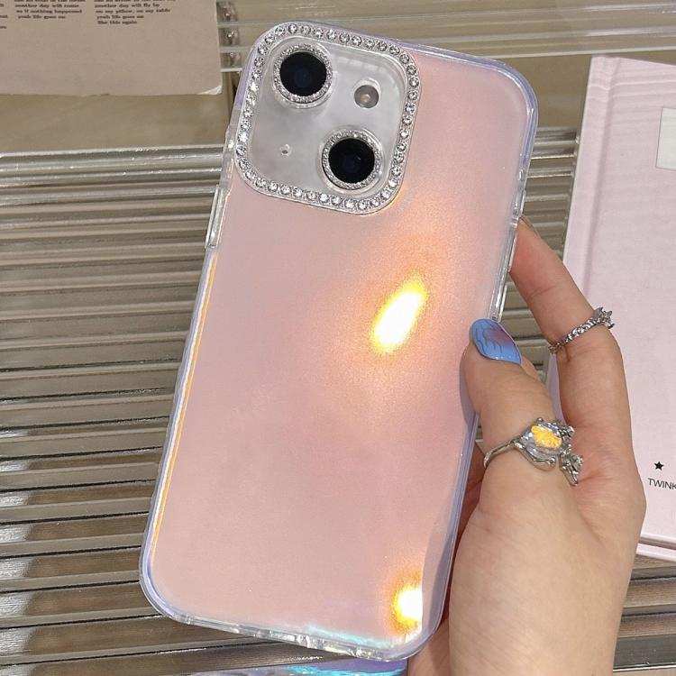 Precise Cutouts Transparent Diamonds Jelly Phone Case