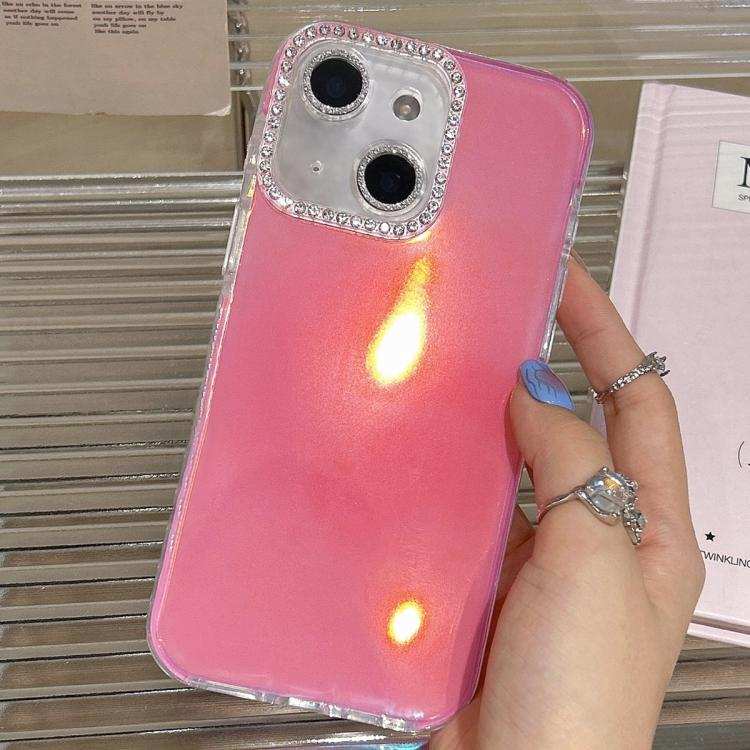 Precise Cutouts Transparent Diamonds Jelly Phone Case