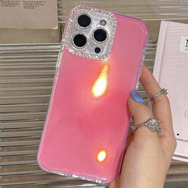 Precise Cutouts Transparent Diamonds Jelly Phone Case