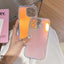 Precise Cutouts Transparent Diamonds Jelly Phone Case