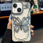 Hollow Butterfly Electroplating TPU Phone Case