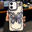 Hollow Butterfly Electroplating TPU Phone Case