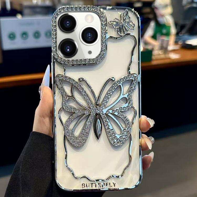 Hollow Butterfly Electroplating TPU Phone Case