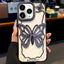 Hollow Butterfly Electroplating TPU Phone Case