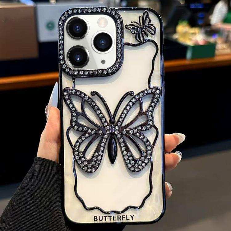 Hollow Butterfly Electroplating TPU Phone Case