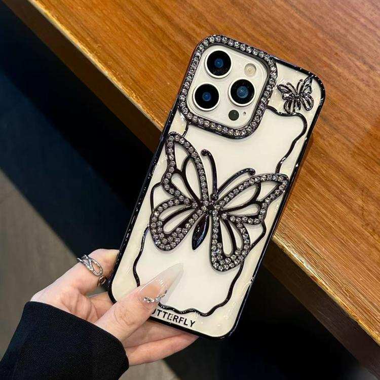 Hollow Butterfly Electroplating TPU Phone Case