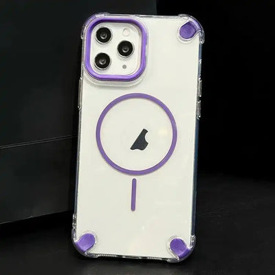 Contrast Color Airbag Magsafe TPU Full Coverage Phone Case