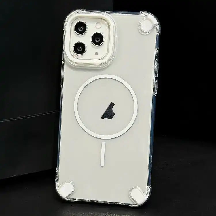 Contrast Color Airbag Magsafe TPU Full Coverage Phone Case