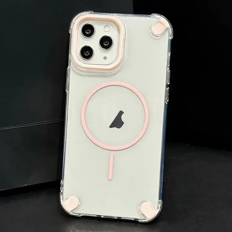 Contrast Color Airbag Magsafe TPU Full Coverage Phone Case