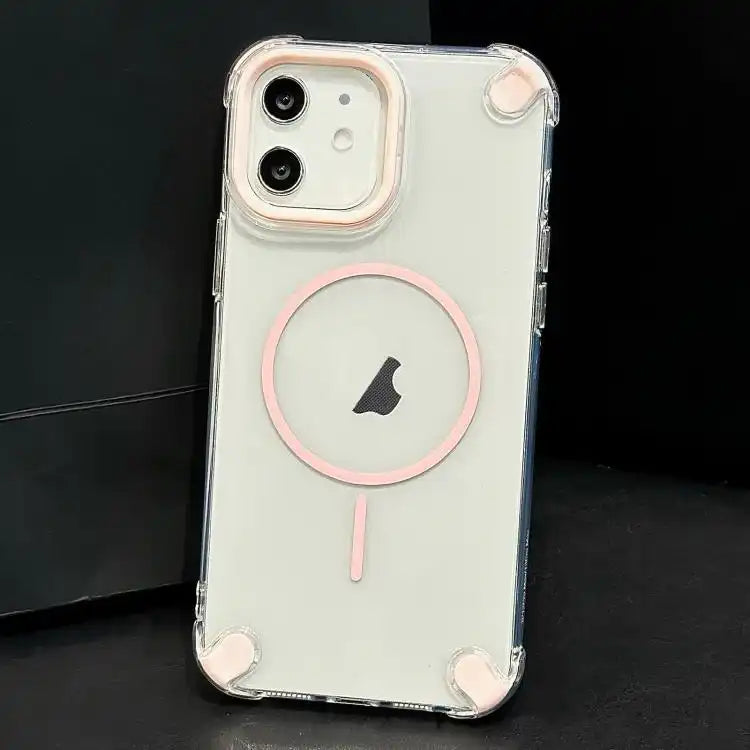 Contrast Color Airbag Magsafe TPU Full Coverage Phone Case