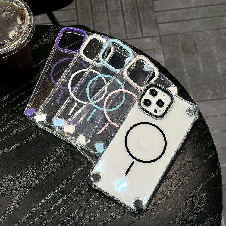 Contrast Color Airbag Magsafe TPU Full Coverage Phone Case