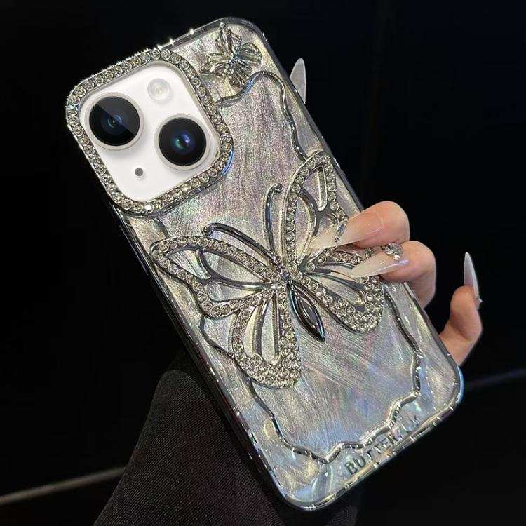 Butterfly Electroplating TPU Phone Case with Epoxy Cardboard