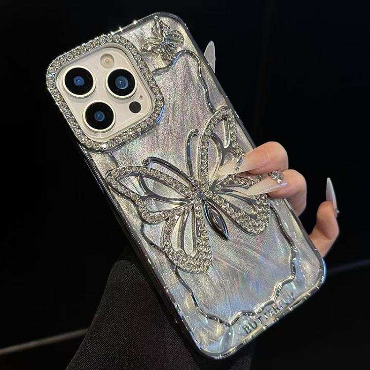 Butterfly Electroplating TPU Phone Case with Epoxy Cardboard