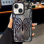 Butterfly Electroplating TPU Phone Case with Epoxy Cardboard