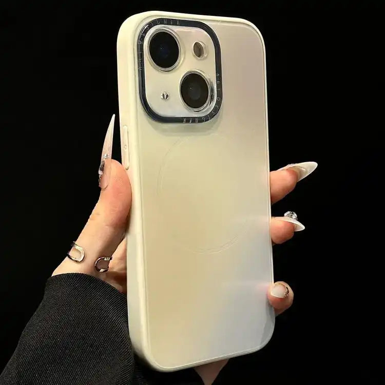 Gradient Silk Print Acrylic Hybrid TPU MagSafe Phone Case