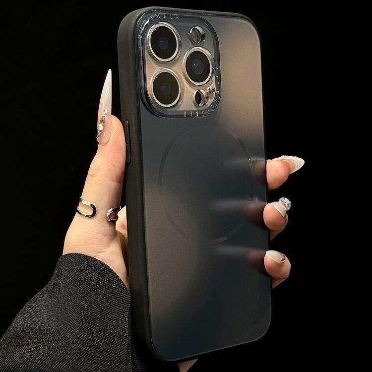 Gradient Silk Print Acrylic Hybrid TPU MagSafe Phone Case