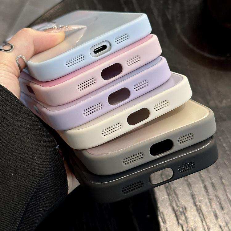 Gradient Silk Print Acrylic Hybrid TPU MagSafe Phone Case
